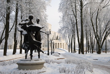 Ballet in the Winter Park