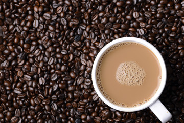 Hot Coffee in Bean