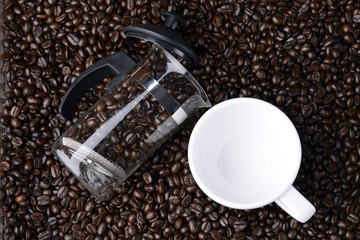 A Cup of Coffee in Bean