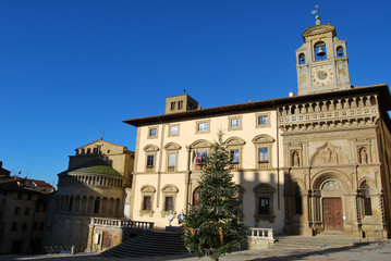 Fototapeta na wymiar Widok z Arezzo - Toskania - Włochy - 0141