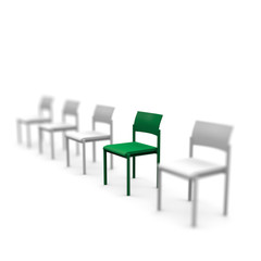 stuhl, stühle, platz, grün, sitzplatz, warten,