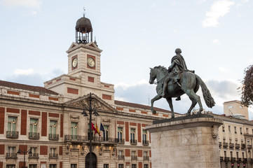 "Puerta del Sol" square, Madrid, Spain