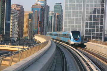 Dubai metro train downtown © Юрий Багров
