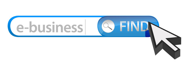search bar containing the word e-business