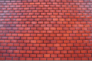 Red brick wall, background