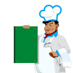 Restaurant business. Design menu food