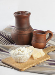 Fototapeta premium Dairy produce