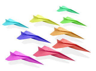 origami airplane