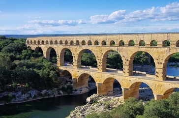 Fototapeta premium Pont du Gard 44