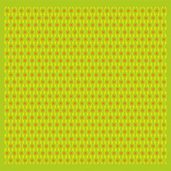 Symmetrical vector floral background pattern at green ground