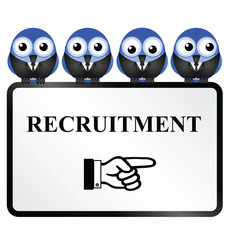 Business recruitment sign