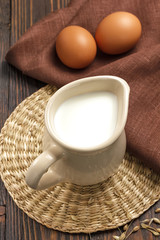 Eggs and milk