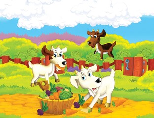 Obraz na płótnie Canvas ¯ycie na farmie - ilustracji dla dzieci
