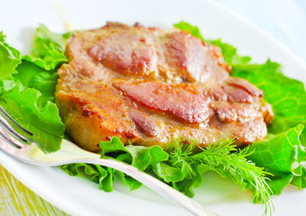 baked meat