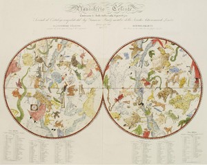 Vintage stellar map