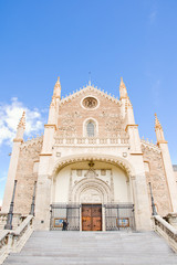 Fototapeta na wymiar Madryt, Hiszpania, Kościół San Jeronimo el Real