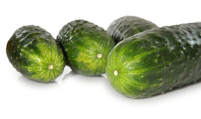 Pepinos al detalle.