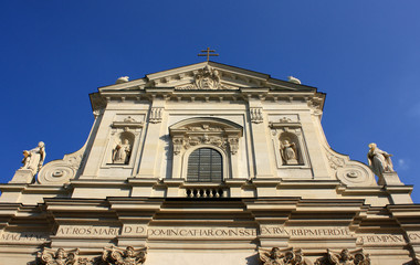 Fototapeta na wymiar Wien, Postgasse, Kościół Dominikanów