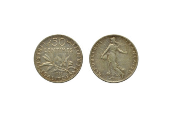50 f rench centimes 1917