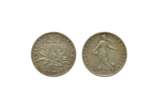 50 f rench centimes 1917