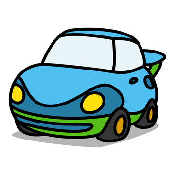 Cartoon Car 32 : Futuristic Car