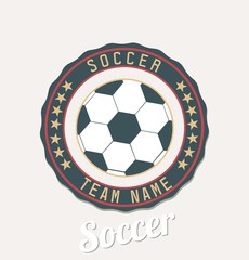 Soccer  team emblem