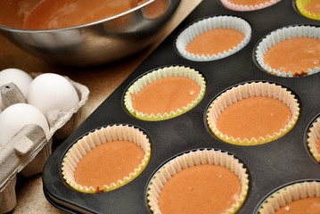Making Homemade Chocolate Cupcakes