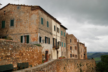 Fototapeta na wymiar Pienza, Toskania, Włochy