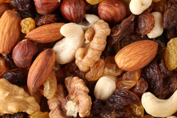 Mixed nut and dried frut