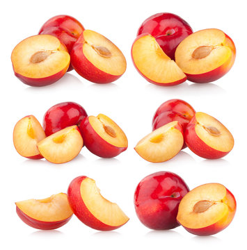 collection of red plum images