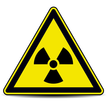 Radiation danger sign
