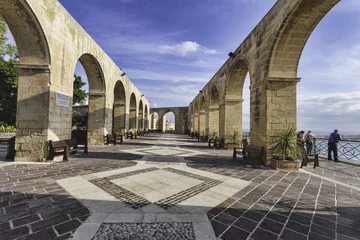 Cercles muraux Monument artistique Jardins supérieurs de Barrakka, Malte