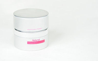 cup with cosmetic product