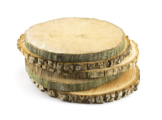 close-up wooden cut texture