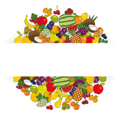 Cartouche-Fruits