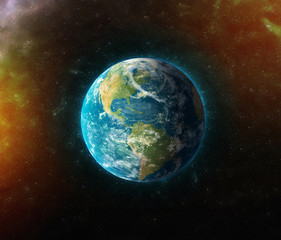Obraz na płótnie Canvas Planeta Ziemia