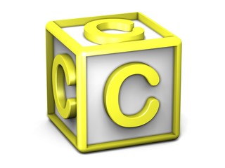 C Letter Cube