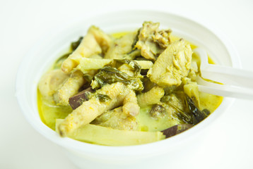 chicken green curry for Thailand style
