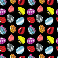 Seamless Easter egg background