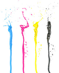 cmyk color splash