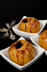 Baked Apples stuffed with berries and orange