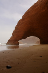Arch in legzira beach, Morocco