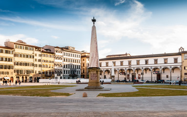 Naklejka premium Piazza Santa Maria Novella à Florence 4