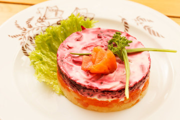 salad with beet