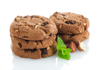 Homemade chocolate cookies