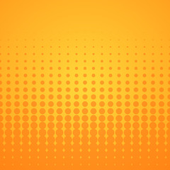 Orange Halftone Pattern