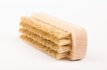 cleaning brush isolated on white
