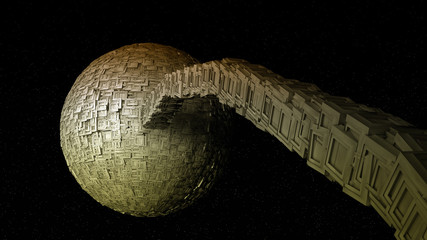 Planeta futurista © Miguel Aguirre