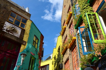 Colourful buildings at Neal's Yard, London