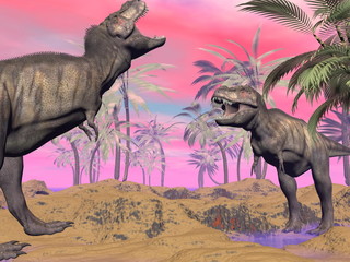 Tyrannosaurus argue - 3D render